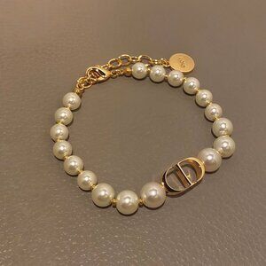 Dior Pearl CD Bracelet for Women